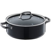 両手鍋 フュージョンテック ミネラル ローキャセロール 24cm BL(ブラック) W0514655290