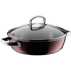 浅型鍋 フュージョンテック ミネラル ロースター 28cm RQ（ローズクォーツ） W0520515291