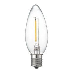 フィラメントLED 10W C32 シャンデリア形 E17 CL LDC1LG32E17C2
