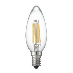 ヨドバシ.com - ヤザワ Yazawa フィラメントLED 40W C32 シャンデリア形 E14 CL LDC4LG32E14C  通販【全品無料配達】