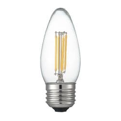 フィラメントLED 40W C36 シャンデリア形 E26 CL LDC4LG36C