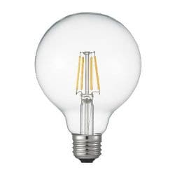 フィラメントLED 40W G95 ボール形 E26 CL LDG5LG95C