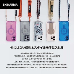 SKINARMAスパンク マグネット式カードホルダー グリップスタンド付き カードホルダー】SKINARMA MagSafe対応 薄型 軽量 グリップ