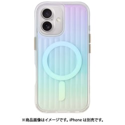 24IP61-LINMIRD [iPhone 16 LINEAR IRIDESCENT クリア保護ケース]