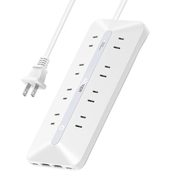 Anker USB Power Strip （12-in-1, 35W） 電源タップ （USB-C×2/USB-A×2/AC差込口×8） ホワイト A91F4521
