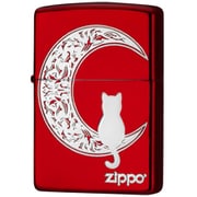 フカシロ ライター CAT&THE MOON レッド 1201S895