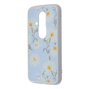 RT-FRS24IMD1/FA [らくらくスマートフォン F-53E Like standard 花柄 衝撃吸収 バンパー ハイブリッドケース 花柄_ブルー]