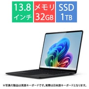 ノートパソコン/Copilot+ PC/13.8型/Surface Laptop(第7世代)/Snapdragon X Elite/メモリ 32GB/SSD 1TB/Windows 11 Home/Office Home and Business 2024/NPU搭載/ブラック EP2-18291