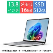 ノートパソコン/Copilot+ PC/13.8型/Surface Laptop(第7世代)/Snapdragon X Plus/メモリ 16GB/SSD 512GB/Windows 11 Home/Office Home and Business 2024/NPU搭載/プラチナ EP2-18282