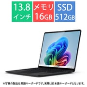 ノートパソコン/Copilot+ PC/13.8型/Surface Laptop(第7世代)/Snapdragon X Plus/メモリ 16GB/SSD 512GB/Windows 11 Home/Office Home and Business 2024/NPU搭載/ブラック EP2-18284