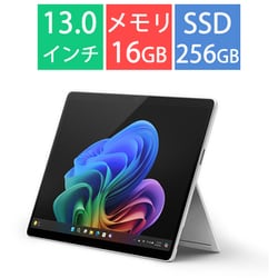 タブレットPC/Copilot＋ PC/13型/Surface Pro（第11世代）/Snapdragon X Plus/メモリ 16GB/SSD 256GB/Windows 11 Home/Office Home and Business 2024/NPU搭載/5G対応/プラチナ EP2-19202