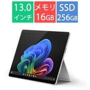 タブレットPC/Copilot+ PC/13型/Surface Pro(第11世代)/Snapdragon X Plus/メモリ 16GB/SSD 256GB/Windows 11 Home/Office Home and Business 2024/NPU搭載/5G対応/プラチナ EP2-19202