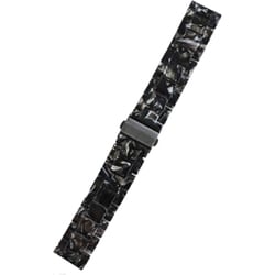 002 STRAP TORTOISE-SHELL MARBLE BK