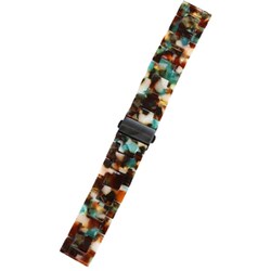 002 STRAP TORTOISE-SHELL MARBLE GR×BR