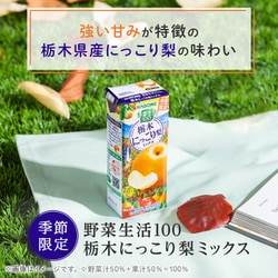 カゴメ 野菜生活100 栃木にっこり梨ミックス195ml×96本 【季節限定品】 ヨドバシ.com - カゴメ KAGOME 野菜生活100 栃木にっこり梨
