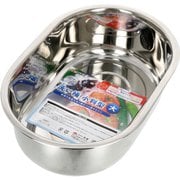 TKG ステンレス小判型洗い桶 大