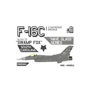 RMA D144002 1/144 F-16C ブロック52 サウスカロライナ空軍州兵 “スワンプフォックス” ハブグラス塗装 デカール [プラモデル用品]