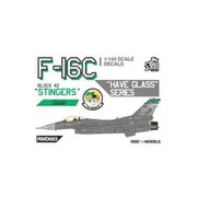 RMA D144003 1/144 F-16C ブロック42 オハイオ空軍州兵 “スティンガーズ” ハブグラス塗装 パート1 デカール [プラモデル用品]