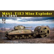 PIG35-006 1/35 米陸軍 M4A1 シャーマン中戦車 w/T1E3 地雷除去装置 [組立式プラスチックモデル]