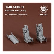 MCC4827 1/48 F-16 後期型 複座型用 ACES II 射出座席 2個入 [プラモデル用パーツ]