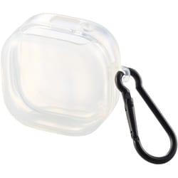 LinkBuds Fit用 ソフトケースカバー 装着充電可 カラビナ付 クリア TWS-SO241UCCR
