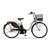 電動アシスト自転車 PAS with(パス ウィズ) 24インチ 15.8Ah 内装3段変速 マットグレイッシュベージュ PA24W