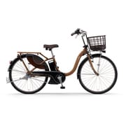 電動アシスト自転車 PAS with(パス ウィズ) 24インチ 15.8Ah 内装3段変速 マットナチュラルブラウン PA24W