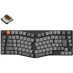 K15 Max（Aliceレイアウト） QMK ワイヤレス カスタム・メカニカルキーボード - WHITE LED - JIS配列 / ロープロファイルGateronメカニカルスイッチ 茶軸 K15M-A3-JIS