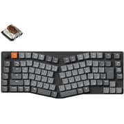 K15 Max(Aliceレイアウト) QMK ワイヤレス カスタム・メカニカルキーボード - RGB - JIS配列 / ロープロファイルGateronメカニカルスイッチ(ホットスワップ) 茶軸 K15M-H3-JIS