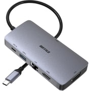 ドッキングステーション USB3.2(Gen1) PD対応 6in1 VGA付き ポートリプリケーター シルバー LUD-U3-CU302SV