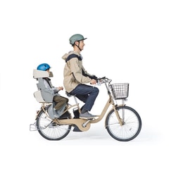 ヤマハPAS最上級バビー　マカロンラテ⭐️　子供乗せ電動アシスト自転車Y2131 子ども乗せ電動アシスト自転車「PAS Crew」2023年モデル～感覚的