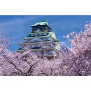 10-1482 日本風景 花盛りの大阪城天守閣（大阪） [ジグソーパズル 1000ピース]