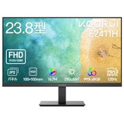 液晶モニター/23.8型/IPSパネル/FullHD(1920 x 1080)/120Hz/HDMI 1.4+VGA+A/O /99%sRGB/ブルーライト軽減・フリッカ-フリー機能/3年保証 E2411H