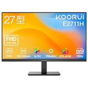 液晶モニター/27型/IPSパネル/FullHD(1920 x 1080)/120Hz/HDMI 1.4+VGA+A/O /99%sRGB/ブルーライト軽減・フリッカ-フリー機能/3年保証 E2711H