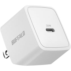 PD20W対応 AC充電器 Type-C×1ポート ホワイト BSACPD2000C1WH