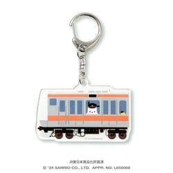JR-5-G サンリオキャラクターズ キャラフルライナー vol.1 アクリルキーホルダー 電車 ポチャッコ
