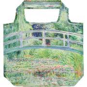 aeecom [AE-00830 名画 エコバッグ Mサイズ エコバッグ モネ/睡蓮の池と日本の橋]