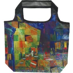 AM-00902 名画 エコバッグ Mサイズ エコバッグ ゴッホ/夜のカフェテラス amecom