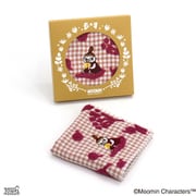 47-0310090 [タオルハンカチ ムーミン ちょっと一息 25cm×25cm ピンク パッケージ入り]