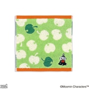 47-0270065 [タオルハンカチ ムーミン MUりんご 20cm×20cm グリーン]