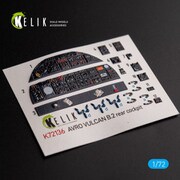 RSK K72136 1/72 内装3Dデカール アブロ バルカン B.2 クルーコックピット （エアフィックス用） [プラモデル用品]