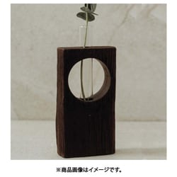 CB-17b Flower vase 古材 縦型 black flowervase