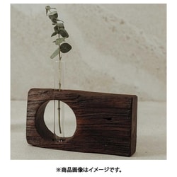 CB-16b Flower vase 古材 横型 black flowervase