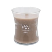 アロマキャンドル WoodWick ジャーM(箱付き) カシミヤの香り WW9040505