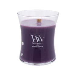 アロマキャンドル WoodWick ジャーM（箱付き） アメジスト＆アンバーの香り WW90405118