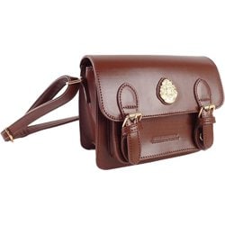 ad231019 [F231019-24 FLAPPER ハリーポッター ホグワーツエンブレムショルダー ショルダーバッグ ブラウン]