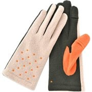 AF65104L8 WOMEN スターズ刺繍ジャージグローブ グローブ オレンジ af65104l8