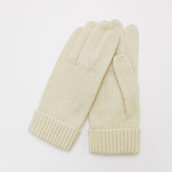 BA92022L9 WOMEN ニットグローブ グローブ アイボリー ba92022l9