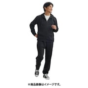 958181004 暖か裏ベロア上下ジャージセット Mサイズ ブラック fr958181