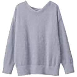 fr980117 [980117005 前後2WAYモヘアニット Mサイズ サックス]